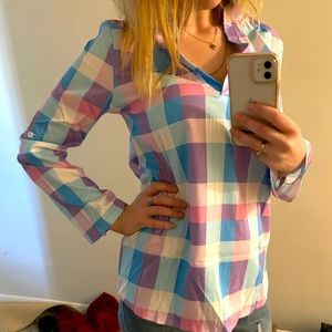 New plaid top 2/$25